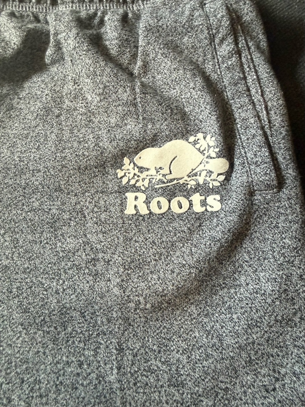 Roots Gray Heather Sweatpants size L